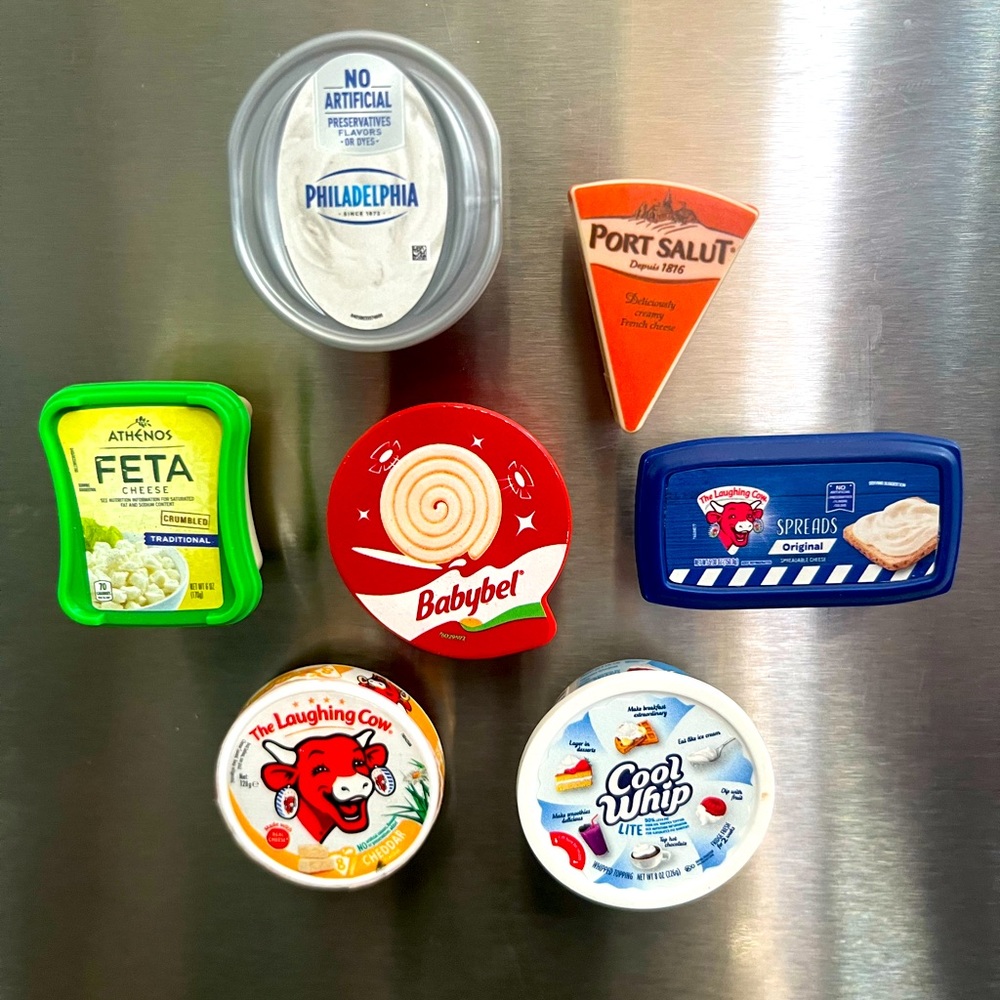 Mini foods fridge magnets